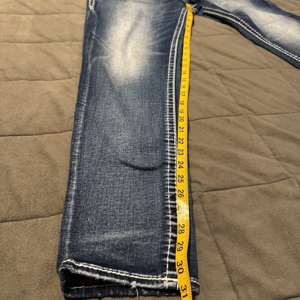 Rock Revival Sundee Easy Skinny Jeans Women's Size 39 Mid Rise 36x31 - Picture 15 of 16